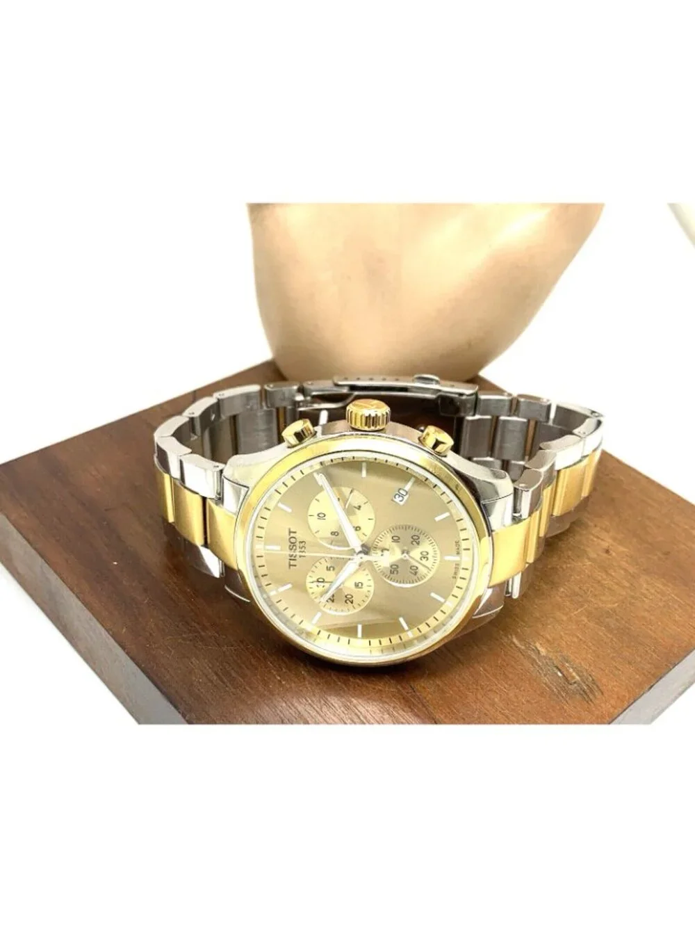 Tissot Men's Watch Chrono XL Swiss Quartz Chronograph Two Tone T1166172202100